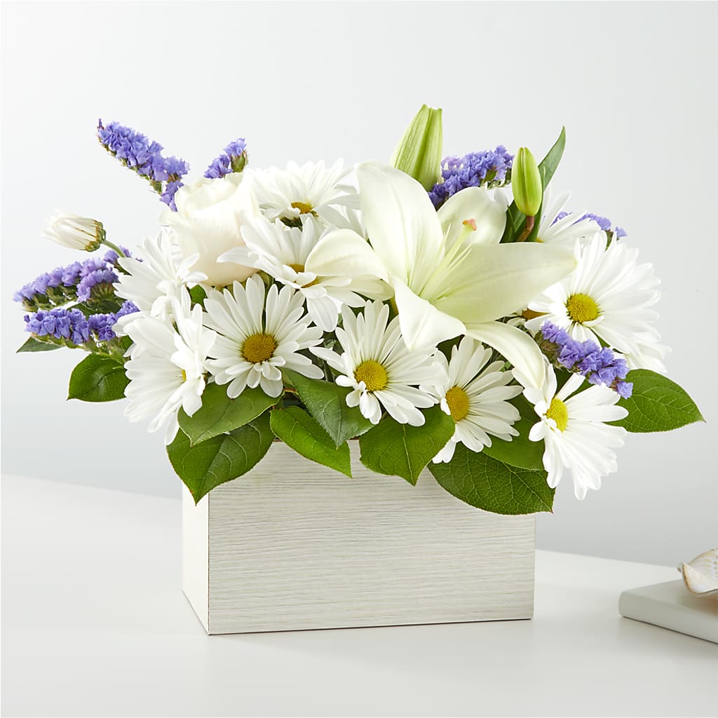 Beyond Blue Box Bouquet – Affordableflowerdelivery.com, Tontitown AR