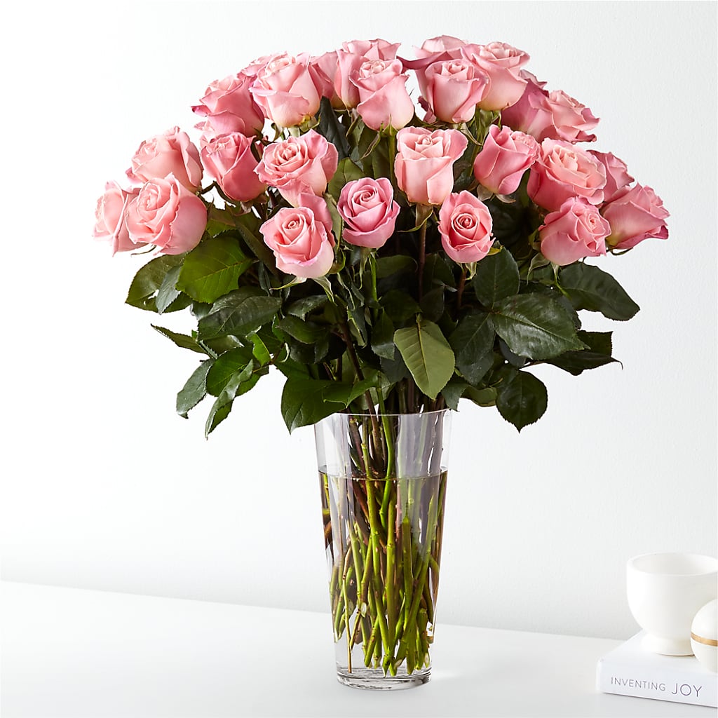 Long Stem Pink Rose Bouquet – Affordableflowerdelivery.com, Tontitown AR
