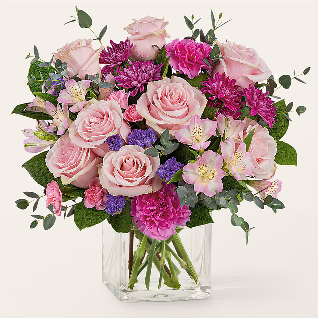 Rosy Radiance Bouquet – Affordableflowerdelivery.com, Tontitown AR
