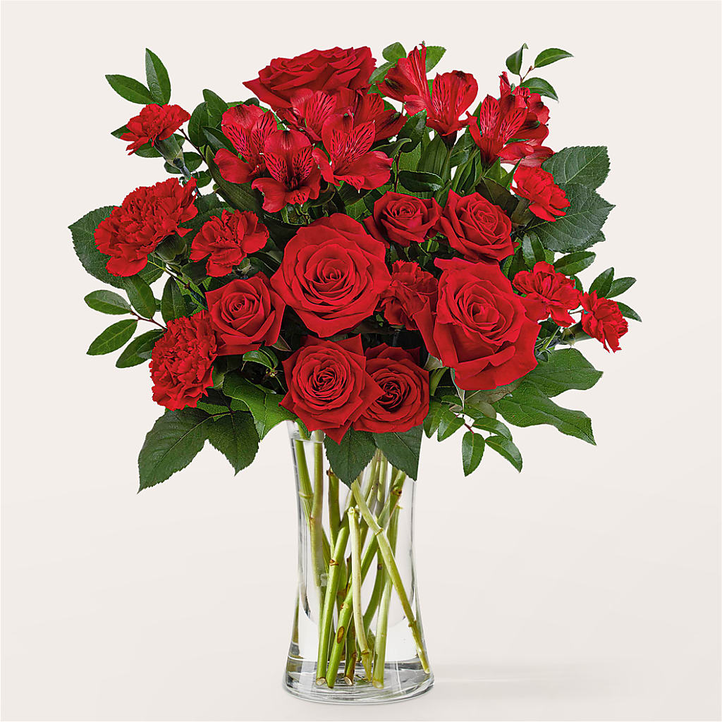Brilliant Ruby Bouquet – Affordableflowerdelivery.com, Tontitown AR