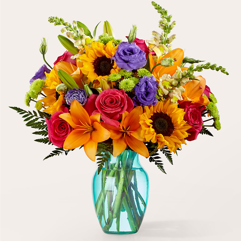 Double Rainbow Bouquet – Affordableflowerdelivery.com, Tontitown AR