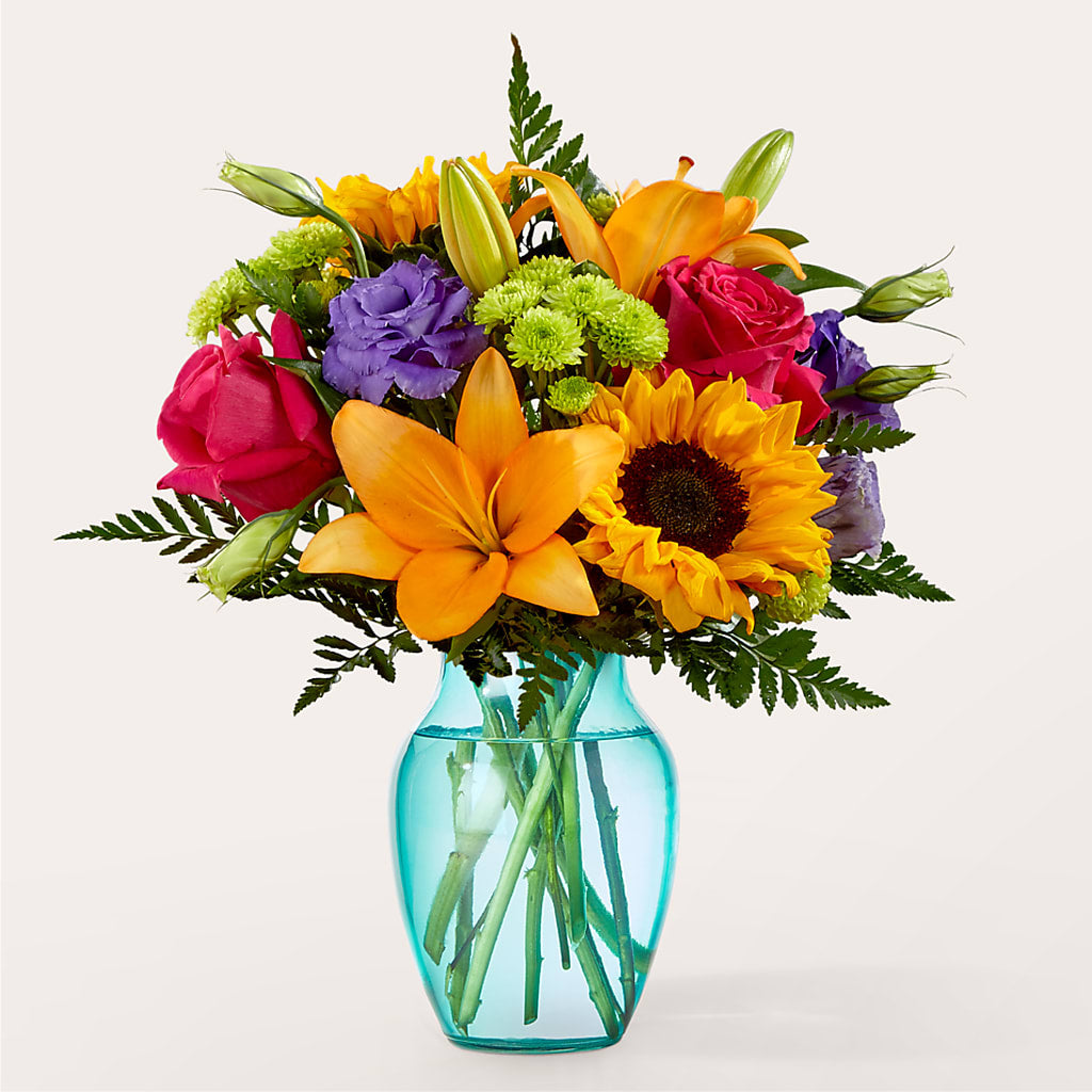 Double Rainbow Bouquet – Affordableflowerdelivery.com, Tontitown AR