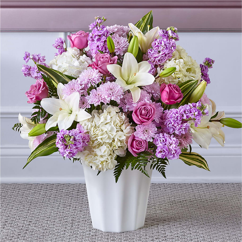 Heaven Sent Floor Basket – Affordableflowerdelivery.com, Tontitown AR