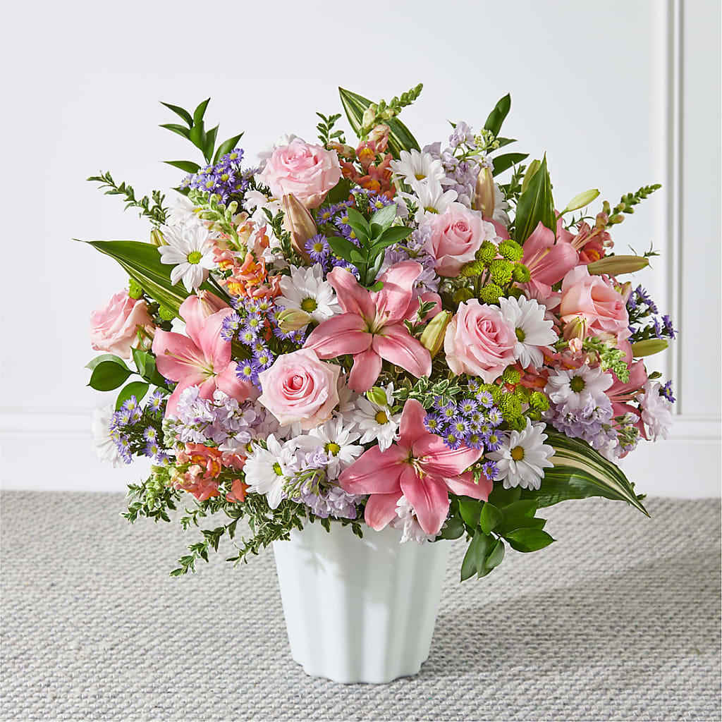 Abundant Compassion Floor Basket – Affordableflowerdelivery.com, Tontitown AR