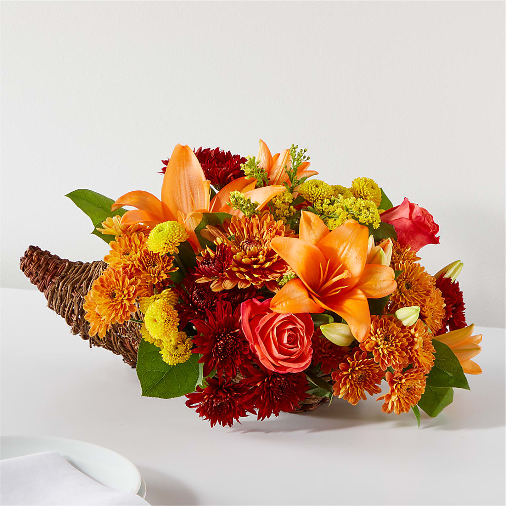 Bouquet of Blessings Cornucopia – Affordableflowerdelivery.com, Tontitown AR
