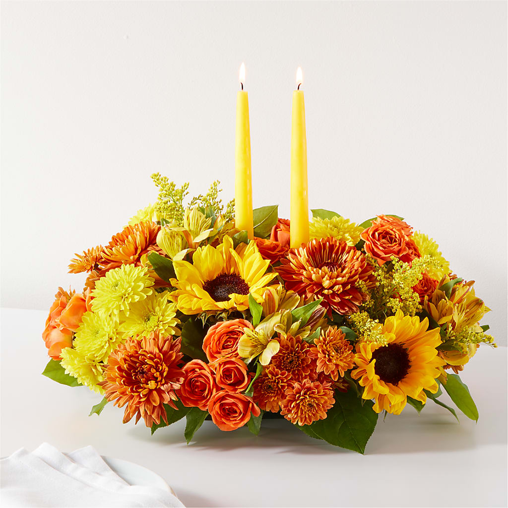 Autumn Harmony Centerpiece – Affordableflowerdelivery.com, Tontitown AR