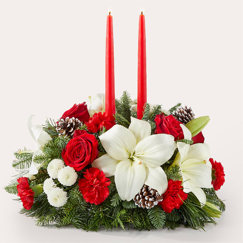 Seasonal Festivities Centerpiece – Affordableflowerdelivery.com, Tontitown AR
