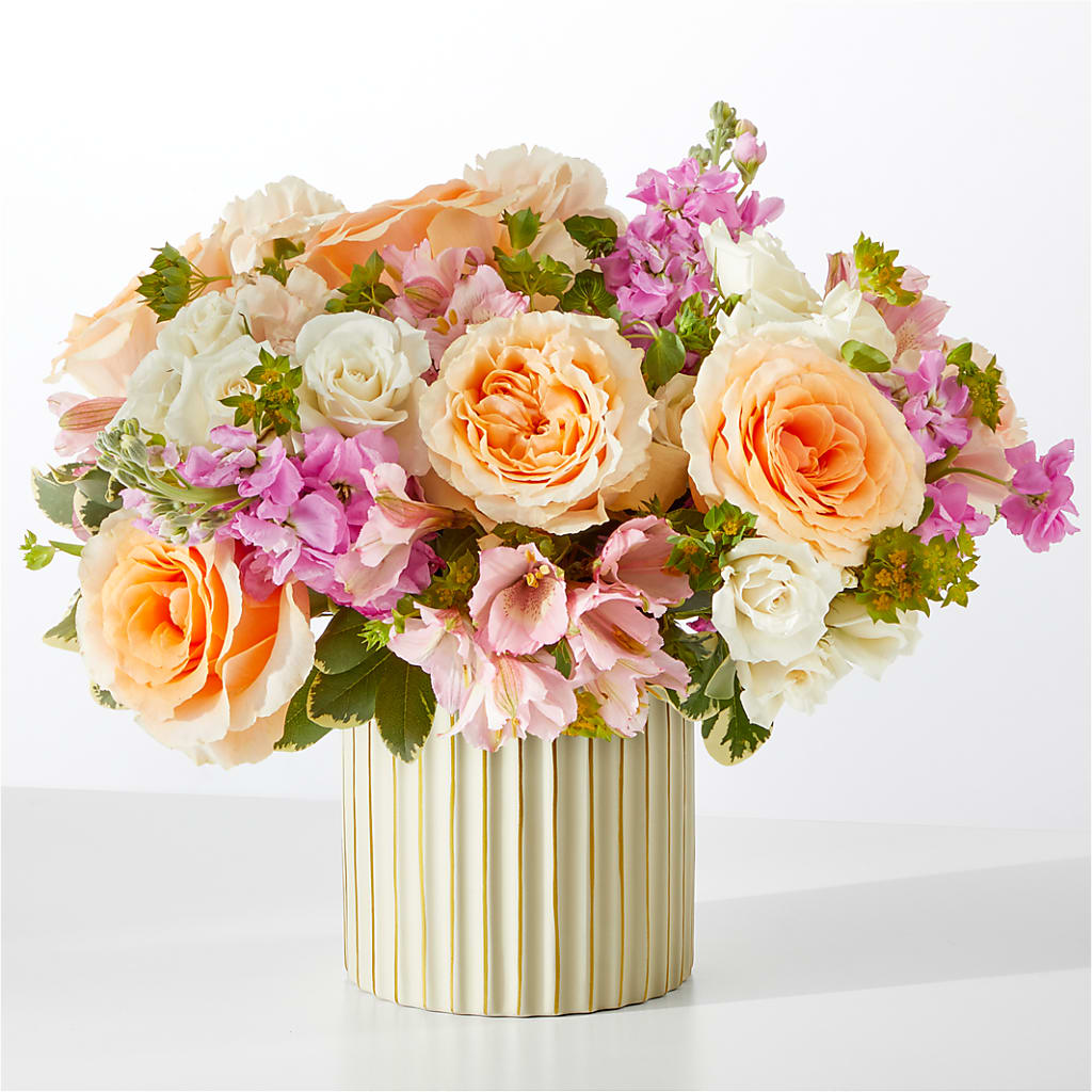 Paradise Bouquet with Ivory Vase – Affordableflowerdelivery.com, Tontitown AR