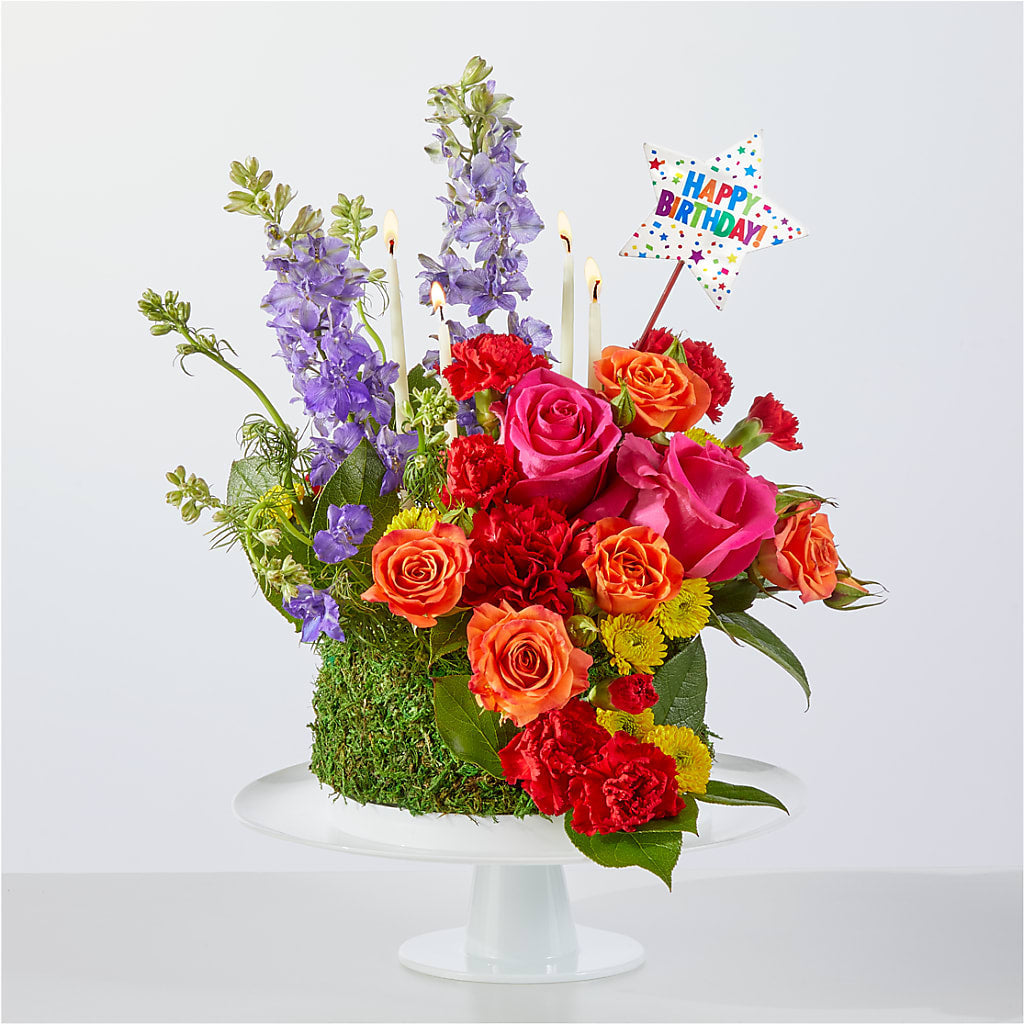 Best Year Yet Floral Cake – Affordableflowerdelivery.com, Tontitown AR