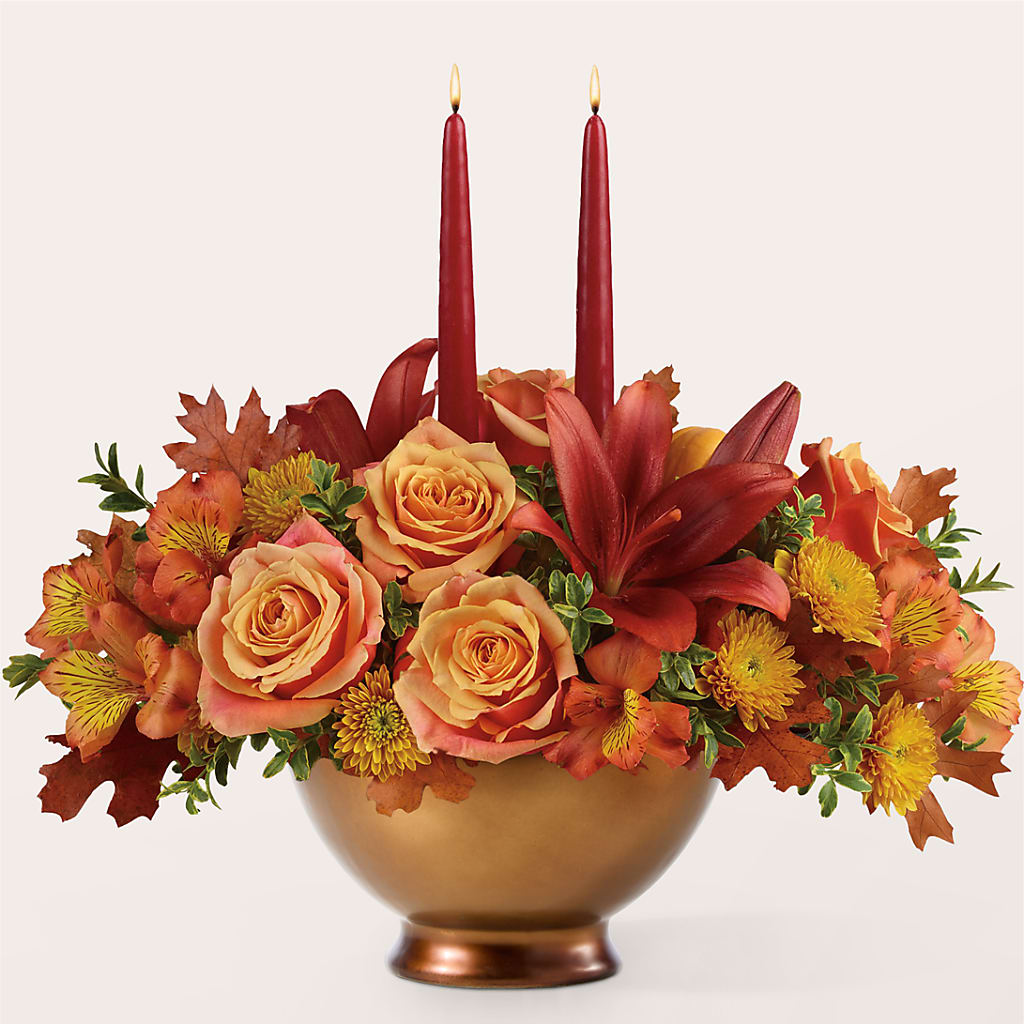 Harvest Table Centerpiece –  Affordableflowerdelivery.com, Tontitown AR
