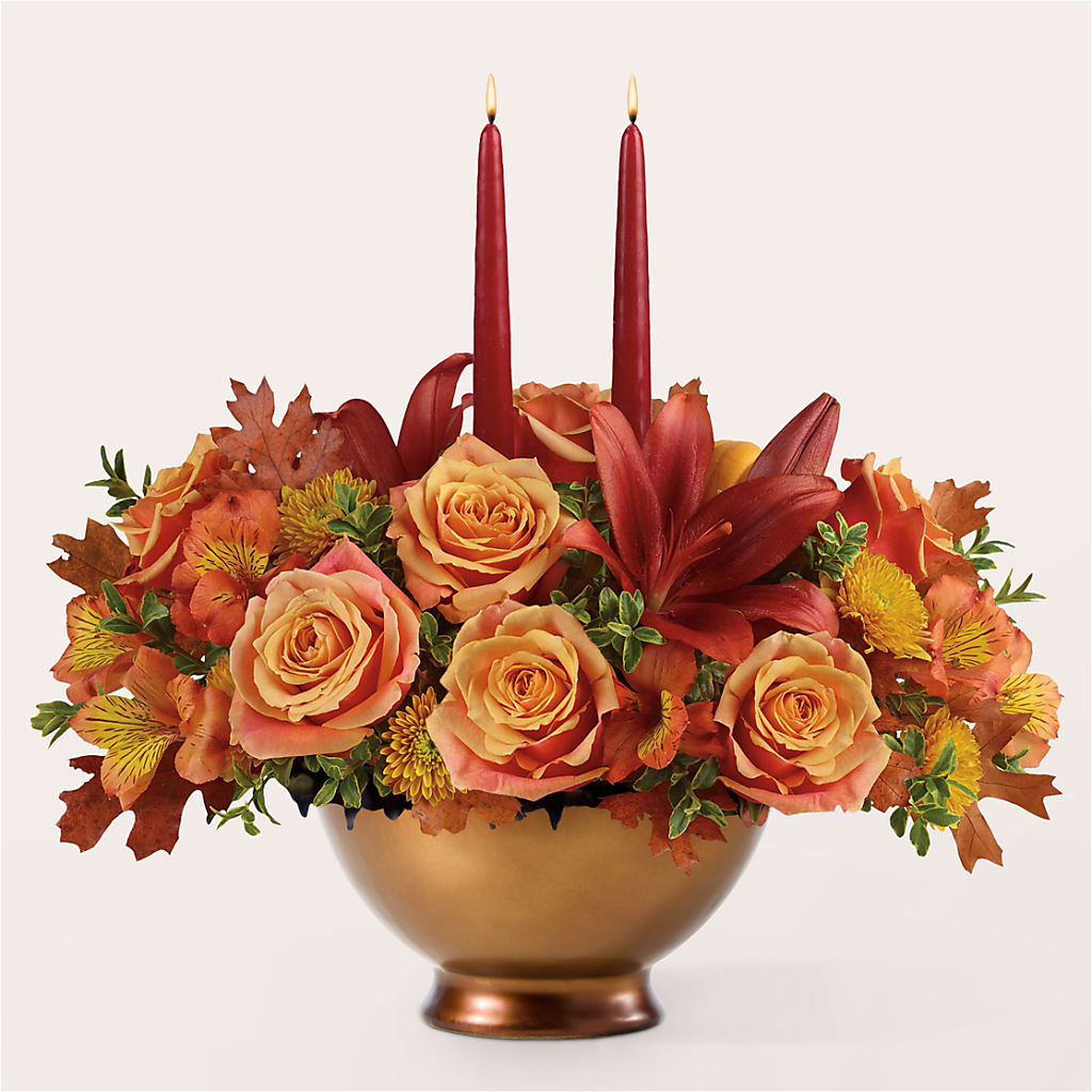 Harvest Table Centerpiece –  Affordableflowerdelivery.com, Tontitown AR