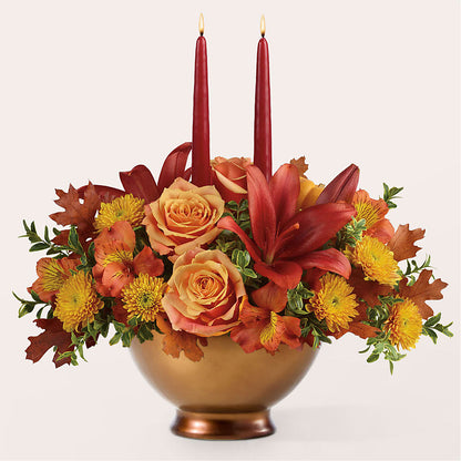 Harvest Table Centerpiece –  Affordableflowerdelivery.com, Tontitown AR