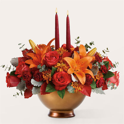 Fruits of Fall Centerpiece –  Affordableflowerdelivery.com, Tontitown AR