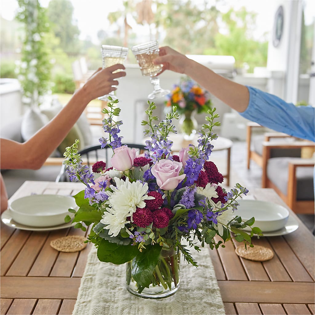 Violet Frost Bouquet –  Affordableflowerdelivery.com, Tontitown AR