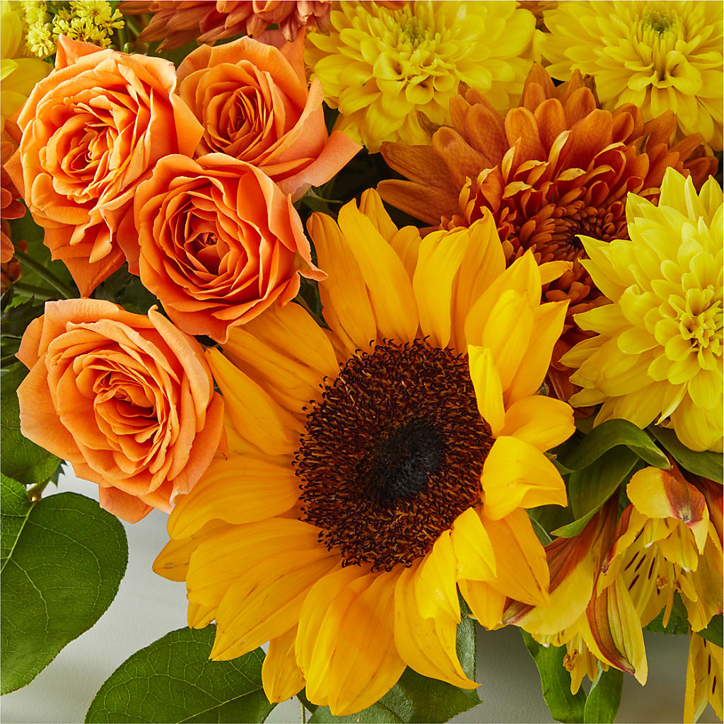Autumn Harmony Centerpiece –  Affordableflowerdelivery.com, Tontitown AR