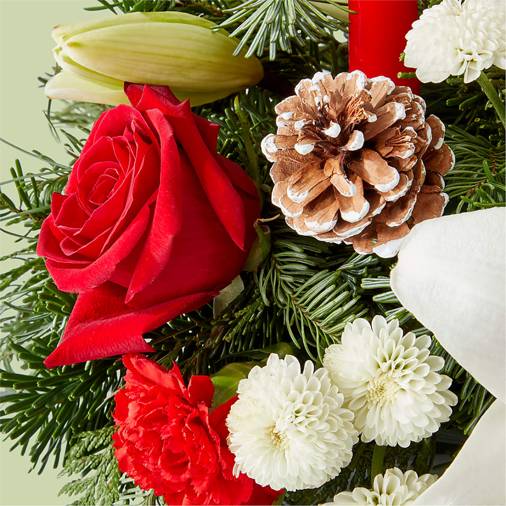 Seasonal Festivities Centerpiece –  Affordableflowerdelivery.com, Tontitown AR