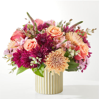 Berry Cobbler Bouquet with Ivory Vase –  Affordableflowerdelivery.com, Tontitown AR