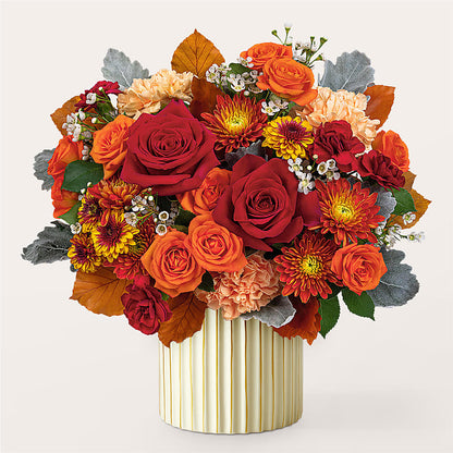 Merlot Bouquet with Ivory Vase –  Affordableflowerdelivery.com, Tontitown AR