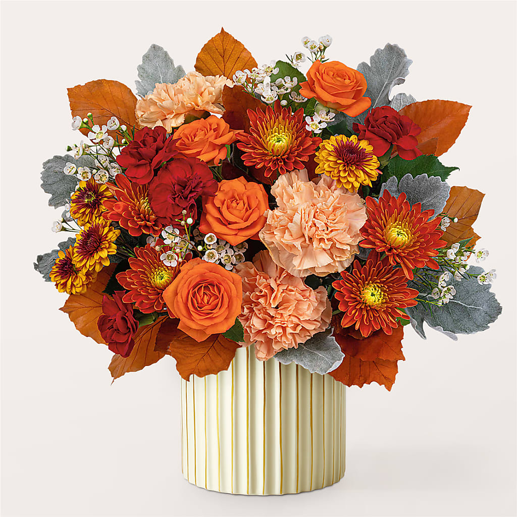Merlot Bouquet with Ivory Vase –  Affordableflowerdelivery.com, Tontitown AR