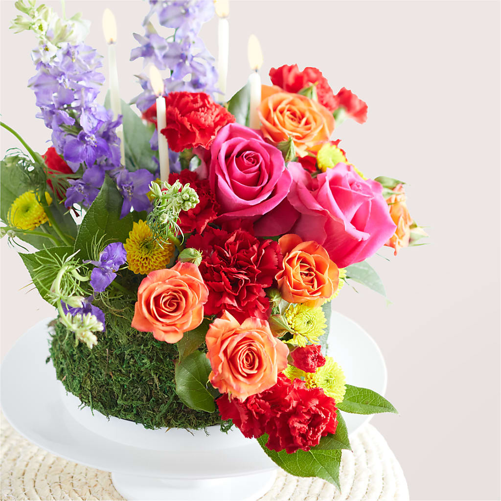 Best Year Yet Floral Cake –  Affordableflowerdelivery.com, Tontitown AR