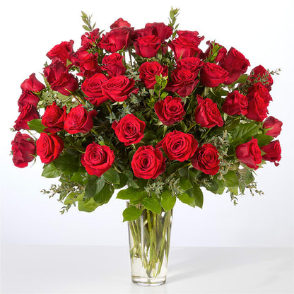 Forever Yours Fifty Stem Red Rose Bouquet –  Affordableflowerdelivery.com, Tontitown AR